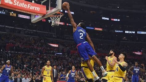 Tuesday, october 22, at 10:30 p.m. Clippers defeat Lakers in 2019-20 NBA season opener ...