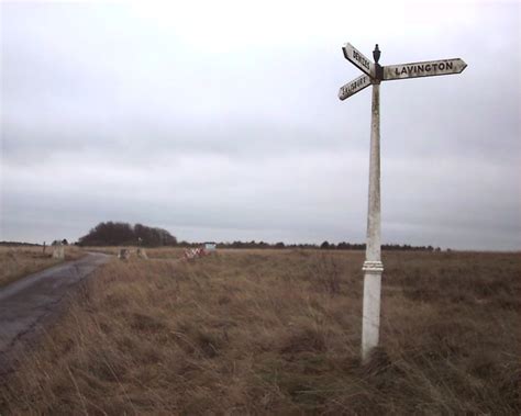 Signpost On Salisbury Plain © Kevin Farmer Geograph Britain And Ireland