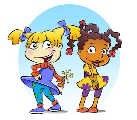 Angelica And Susie By Pokori On Deviantart In 2020 Cartoon Drawings Rugrats Rugrats Characters