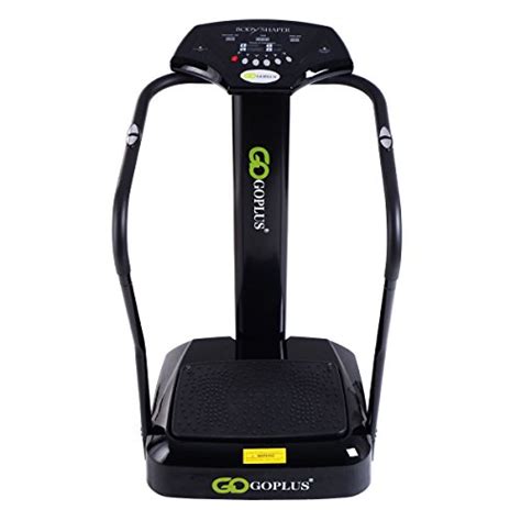 Goplus® 2500w Slim Full Body Vibration Platform Fitness Machine Crazy Fit Home Gym Black