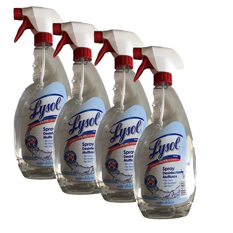 Kit 4 Desinfectantes Lysol Multiusos En Spray 650 Ml