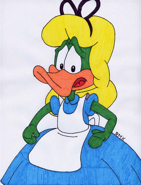 Plucky Duck As Alice By Rmxtrailmix On Deviantart