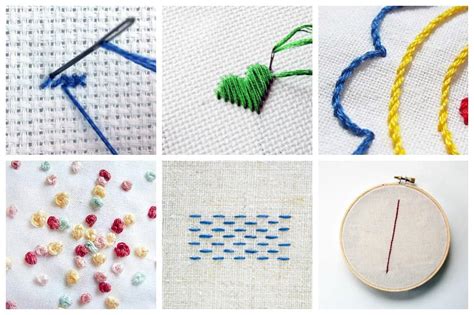 7 Basic Embroidery Stitches Perfect For Your Next Project