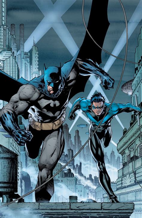 Extraordinarycomics Batman And Nightwing By Jim Lee Dc Jim Lee