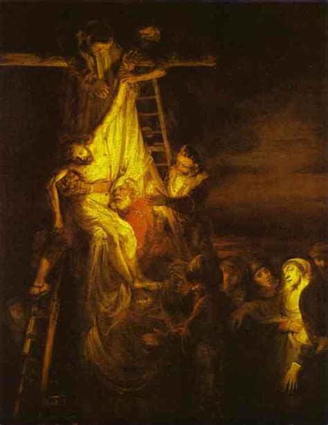 The Descent From The Cross Painting Rembrandt Oil Paintings
