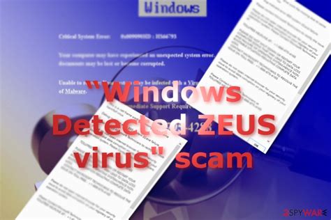 Remove “windows Detected Zeus Virus” Tech Support Scam Removal Guide