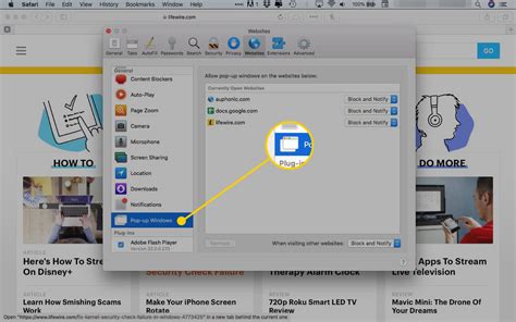 How To Enable The Safari Pop Up Blocker