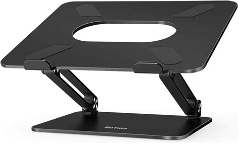We found a 30 degree elevation was perfect for ergonomics, ensuring the laptop screen. Laptop Stand, Boyata Laptop Holder, Multi-Angle Stand with ...