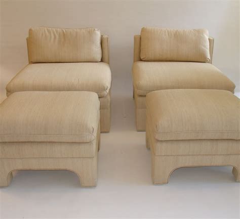 Leather club chair and ottoman. Oversized Chairs With Ottomans
