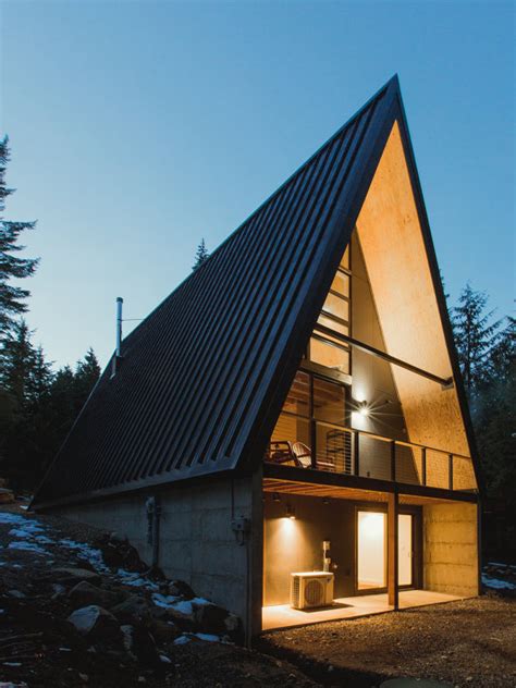 Best Prefab Modern A Frame Cabin Design In Pnw Field Mag