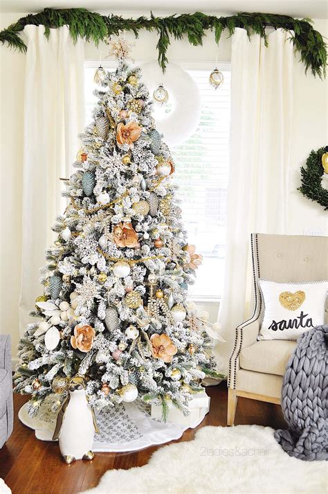 30 White Christmas Tree Decoration Kiddonames