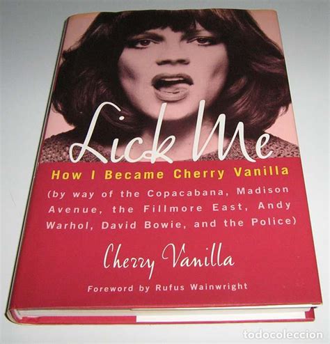 cherry vanilla lick me how i became cherry comprar libros de música en todocoleccion