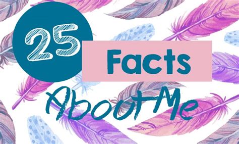 25 Facts About Me Just Like In Us Weekly The Clarion