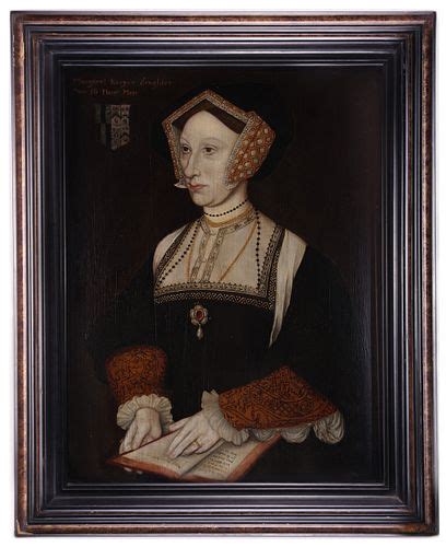 After Hans Holbein Margaret Roper Oil On Panel For Sale At Auction On