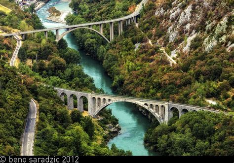 Solkan Bridge By Beno Saradzic On 500px Slowenien Urlaub Slovenien