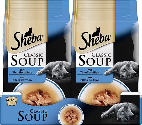 Sheba Cat Food Classic Soups 12 Pack 12 X 4 X 40 G Uk