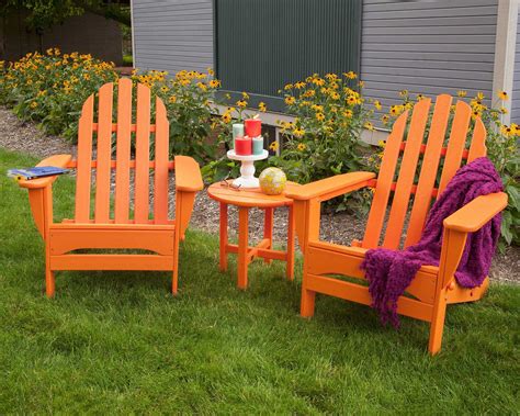 I adore putting a circle of adirondack chairs around a fire pit, kristin bartone, creative director and principal designer at bartone. POLYWOOD® Classic Adirondack Recycled Plastic Chair | AD5030
