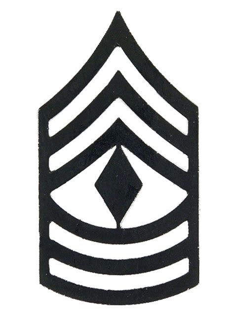 Usmc 1st Sergeant Rank Insignia Black