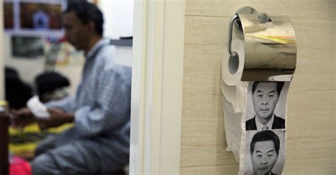 China Seizes Toilet Paper Bearing Face Of Hong Kong Leader