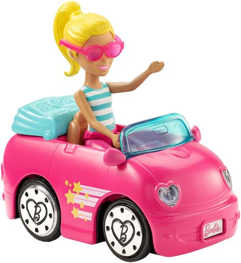 Barbie On The Go Motorized Pink Car And Doll Walmart Canada