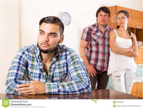 Quarrel Among Adult Partners Stock Photo Image Of People Problems