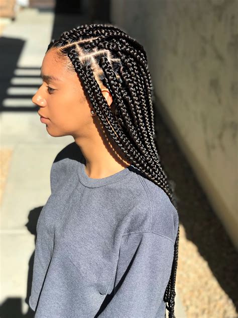 Media Tran A Box Braids Penteados Cachos E Outras Ondas