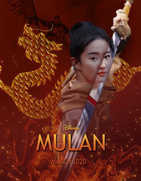 Mulan 2020 Poster Sketsa
