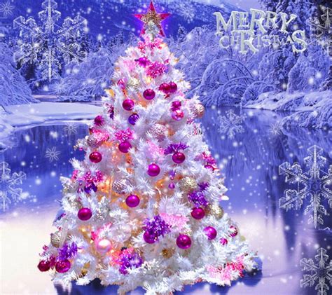Tree Merry Christmas Wallpapers Wallpaper Cave