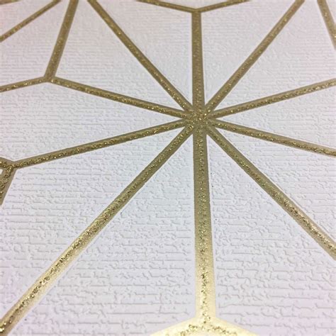 Pulse Star Geo Wallpaper Textured Glitter Metallic Luxury Modern Fine