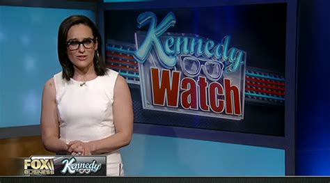 Kennedy Look Glows On Fox Business Newscaststudio