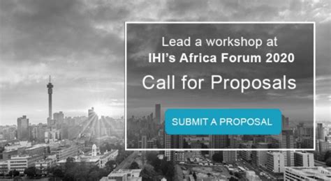 Post your shipments to social media</span></label> <. Deadline extended! Submit your extract for the IHI Africa Forum - COHSASA