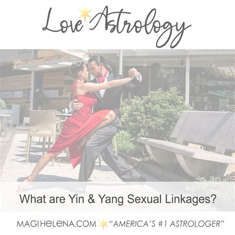 what are yin and yang sexual linkages