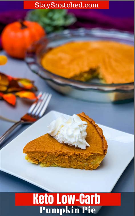 Need i say more than the way to have your pie and eat it, too: Easy, Keto Low-Carb Pumpkin Pie is a sugar-free dessert ...