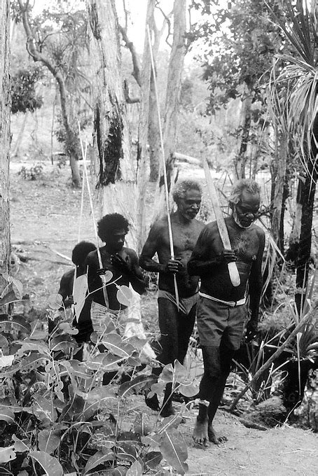 Tribal Aboriginal Hunting Party Arnhem Land Northern Territory Australia Gunther Deichmann