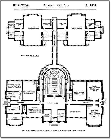 Architectural Measured Drawings Showing Floor Jhmrad 123592