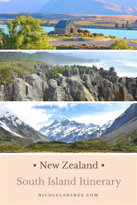 South Island New Zealand Itinerary Artofit