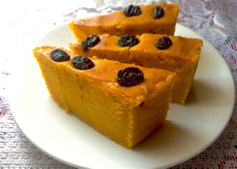 Labu kuning jarang digunakan sebagai bahan utama membuat kue. Cara Membuat Bolu Labu Kuning Menggunakan Magic Com ...