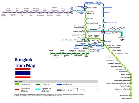 Bangkok Bts Mrt Map