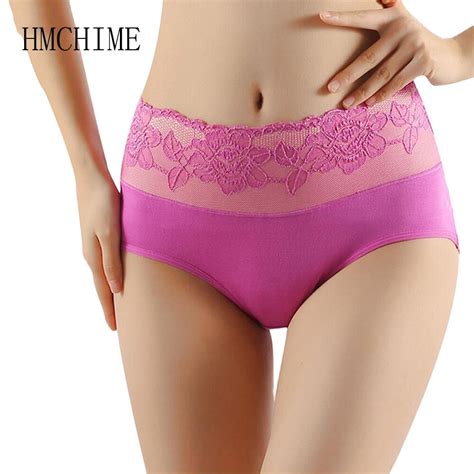 High Quality Women Panties Solid Color Lace Jacquard Seamless Underwear Women Sexy Briefs Modal