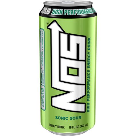 Nos® Sonic Sour High Performance Energy Drink 16oz Five Below Let