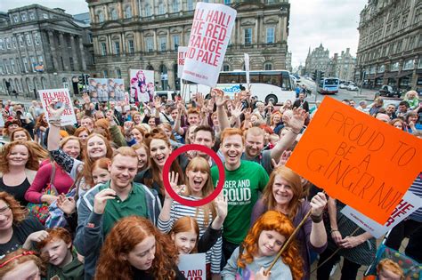 Ginger Pride On The March With The Fiery Redheads Celebrating Their Hair Colour Fiery Redhead