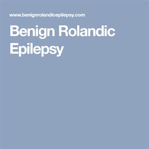 Benign Rolandic Epilepsy Rolandic Epilepsy Epilepsy Diagnosis