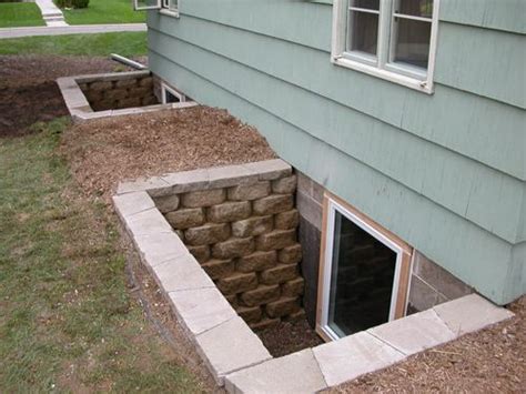 If you're using steel storm doors outside, make sure you've got a. egress window wells | ... here home gallery stone wells ...