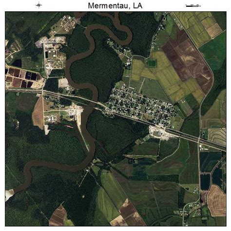 Aerial Photography Map Of Mermentau La Louisiana