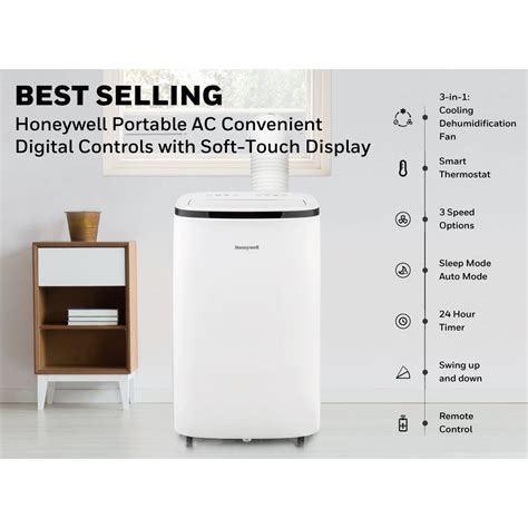 Honeywell Contempo Series Portable Air Conditioner Hj0ceswk7