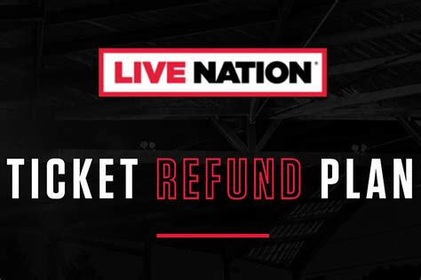Live Nation Update Concert Ticket Refund Policy