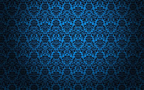 Blue And Black Damask Surface Hd Wallpaper Wallpaper Flare