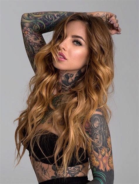 Sexy Girls With Tattoos Are A Work Of Art 30 Pics