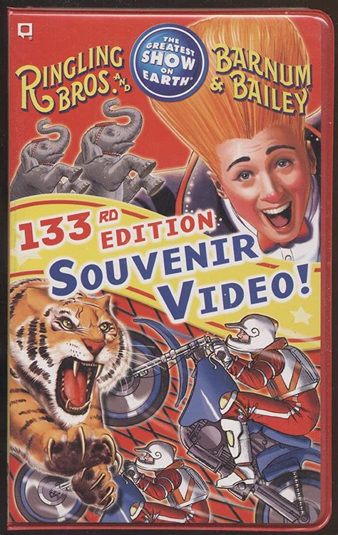 Ringling Brothers And Barnum Bailey The Greatest Show On Earth Rd Edition Souvenir Video