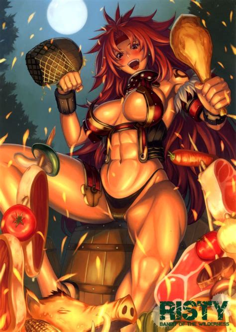 Eiwa Risty Queens Blade Absurdres Highres Official Art 1girl